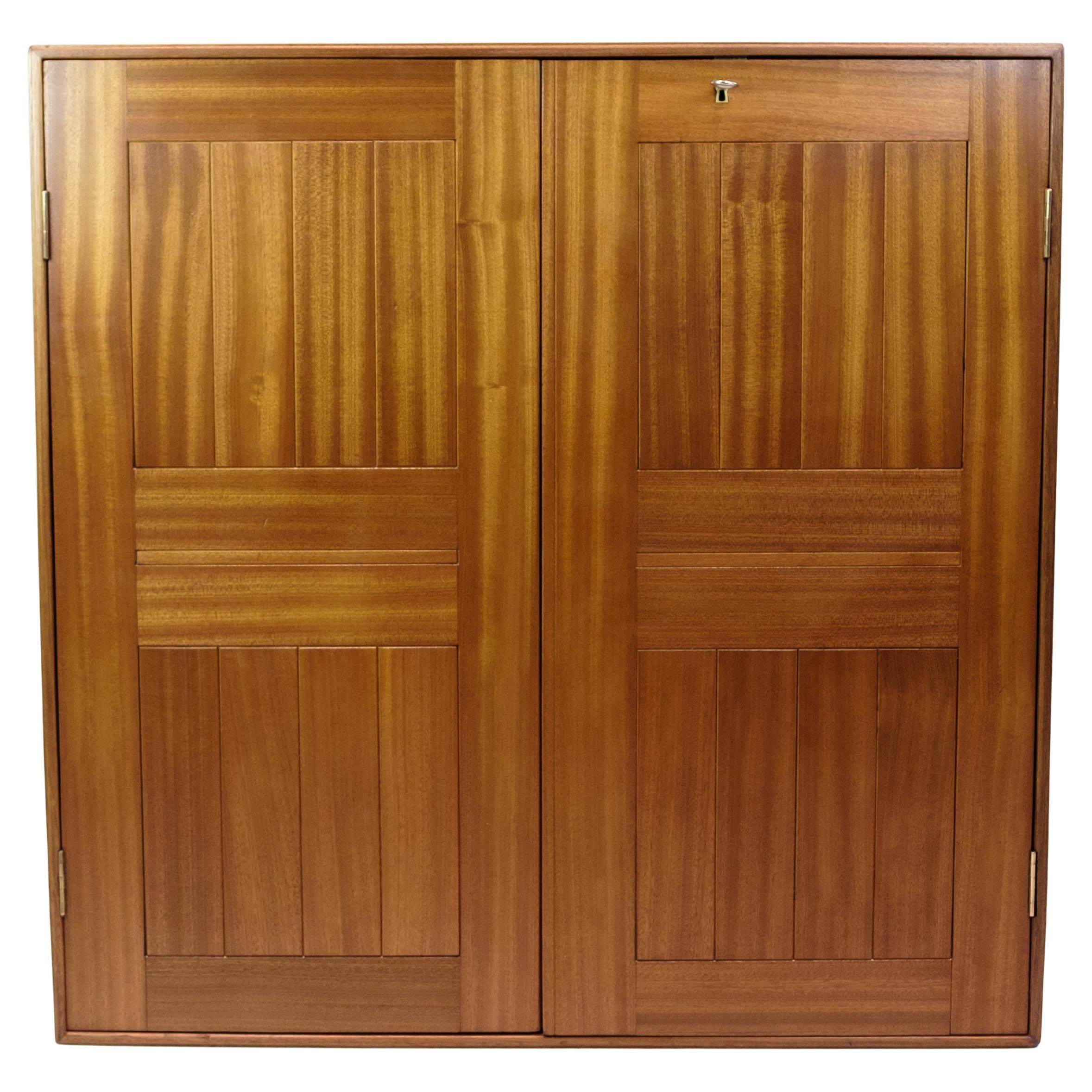 Cabinet In Mahogany By Mogens Koch For Rud. Rasmussen From 1970s