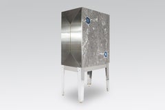 Cabinet in Mosaic Stainless Steel by Stan Usel