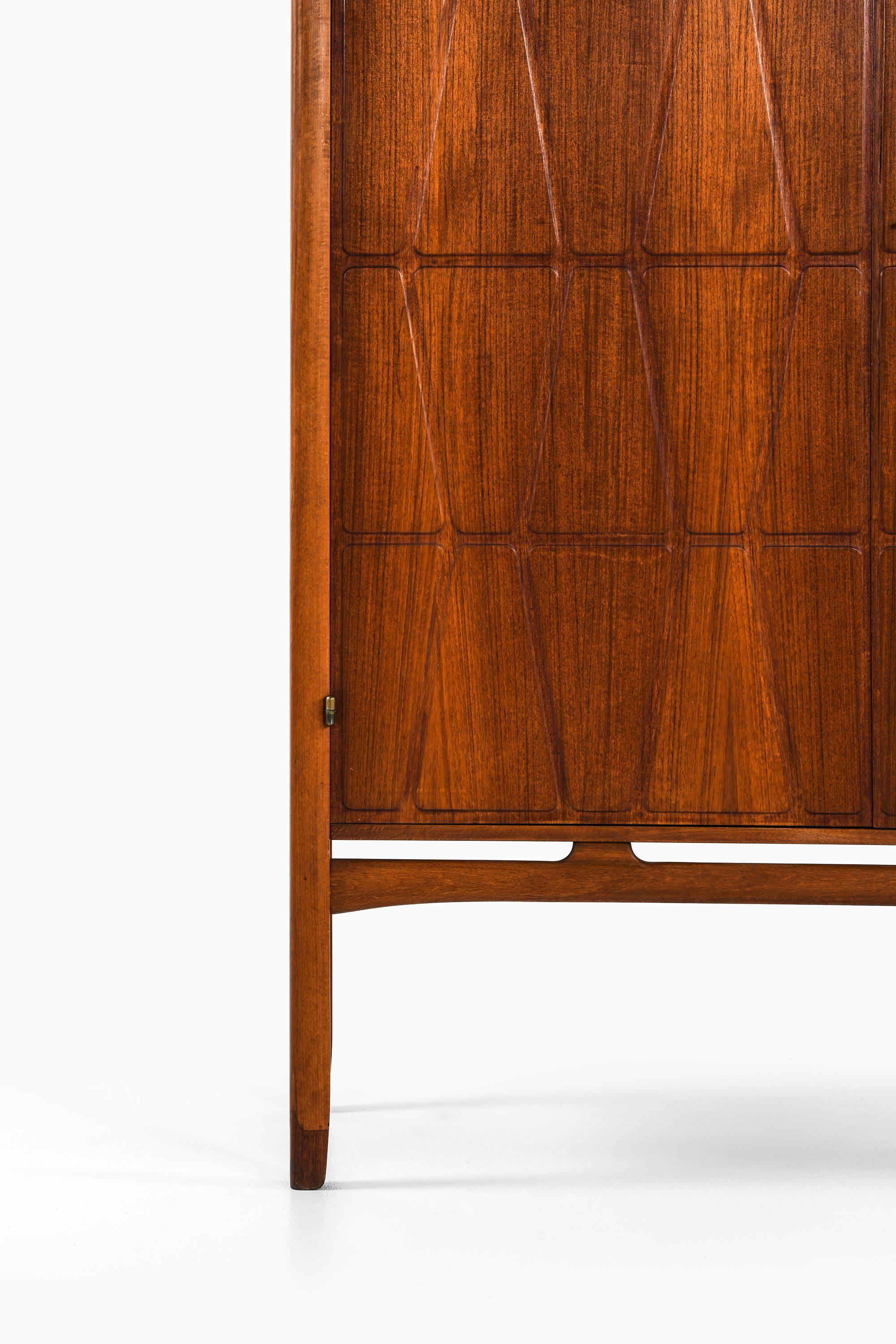 Svedese Mobile in Teak, Beeche, Ottone e Palissandro di Yngve Ekström, anni '50 in vendita