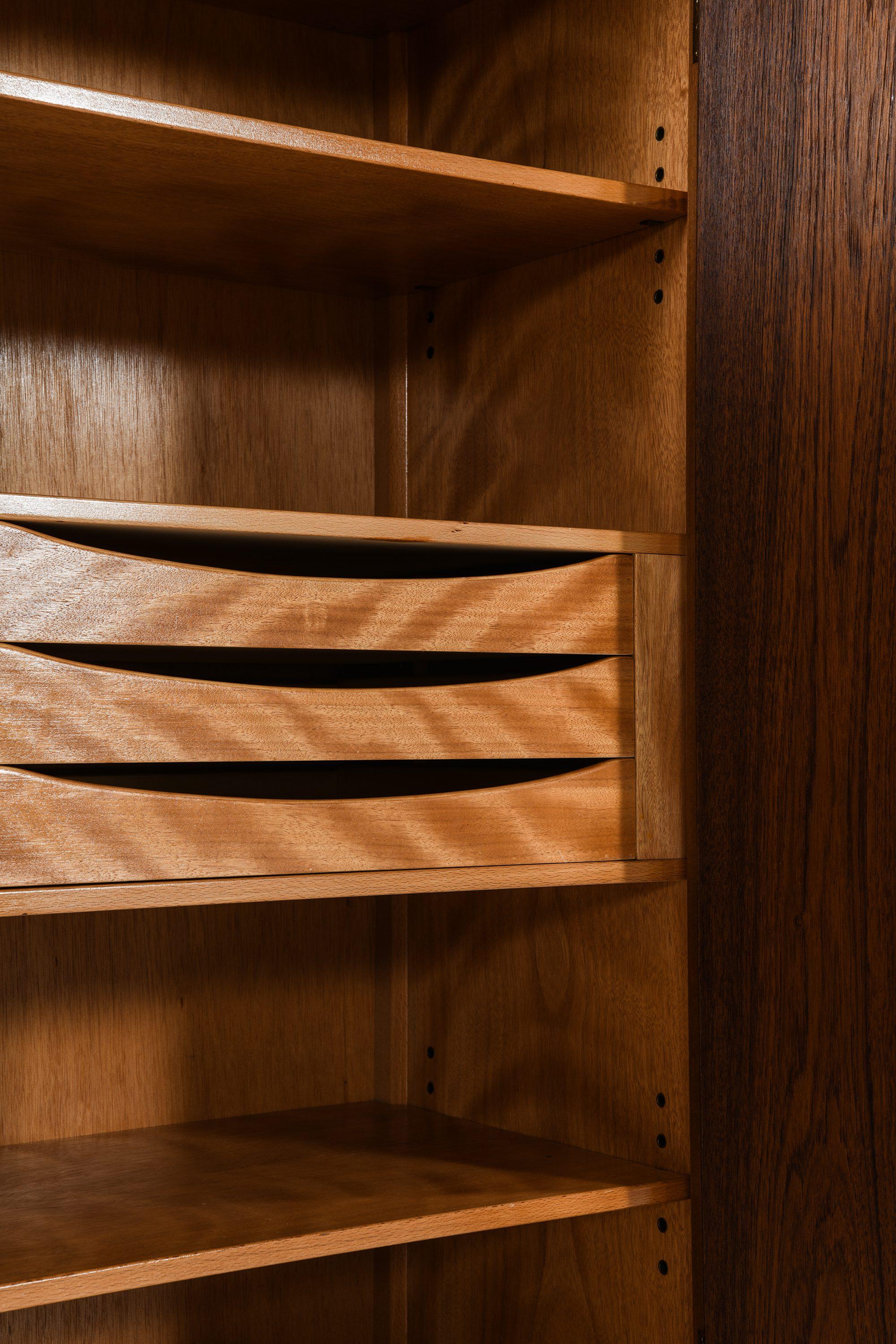 XX secolo Mobile in Teak, Beeche, Ottone e Palissandro di Yngve Ekström, anni '50 in vendita