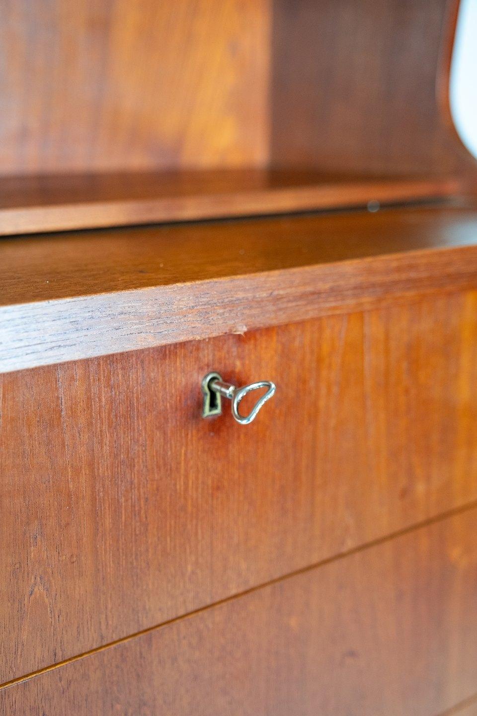 Scandinavian Modern Cabinet in Teak of Danish Design from the 1960s