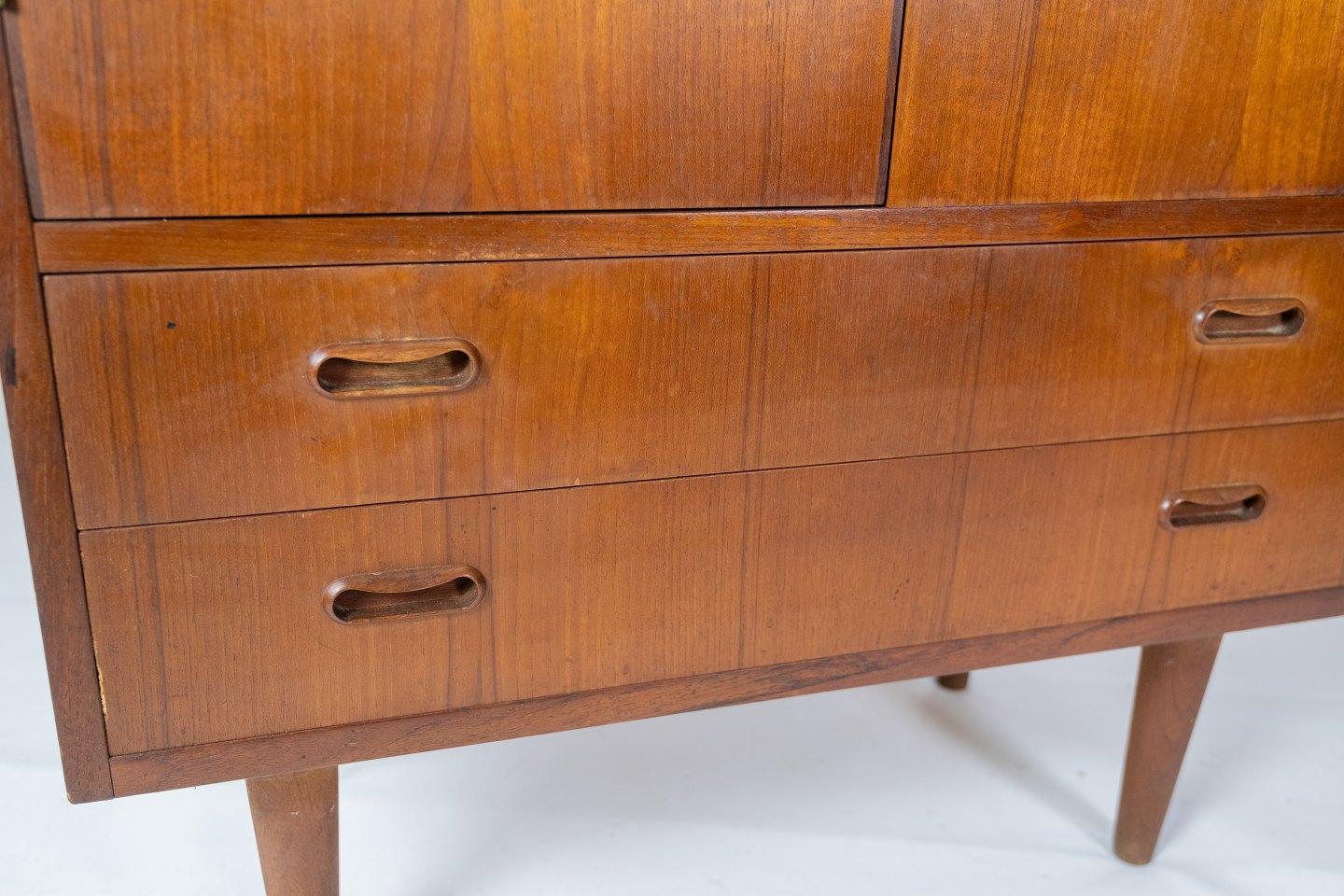 Cabinet in Teak of Danish Design from the 1960s, the Cabinet Is in Great Vintage 1
