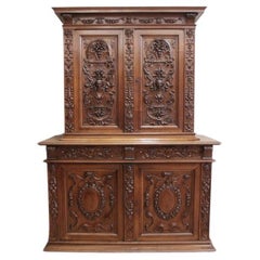Antique Cabinet in the Renaissance Style, France, 1870
