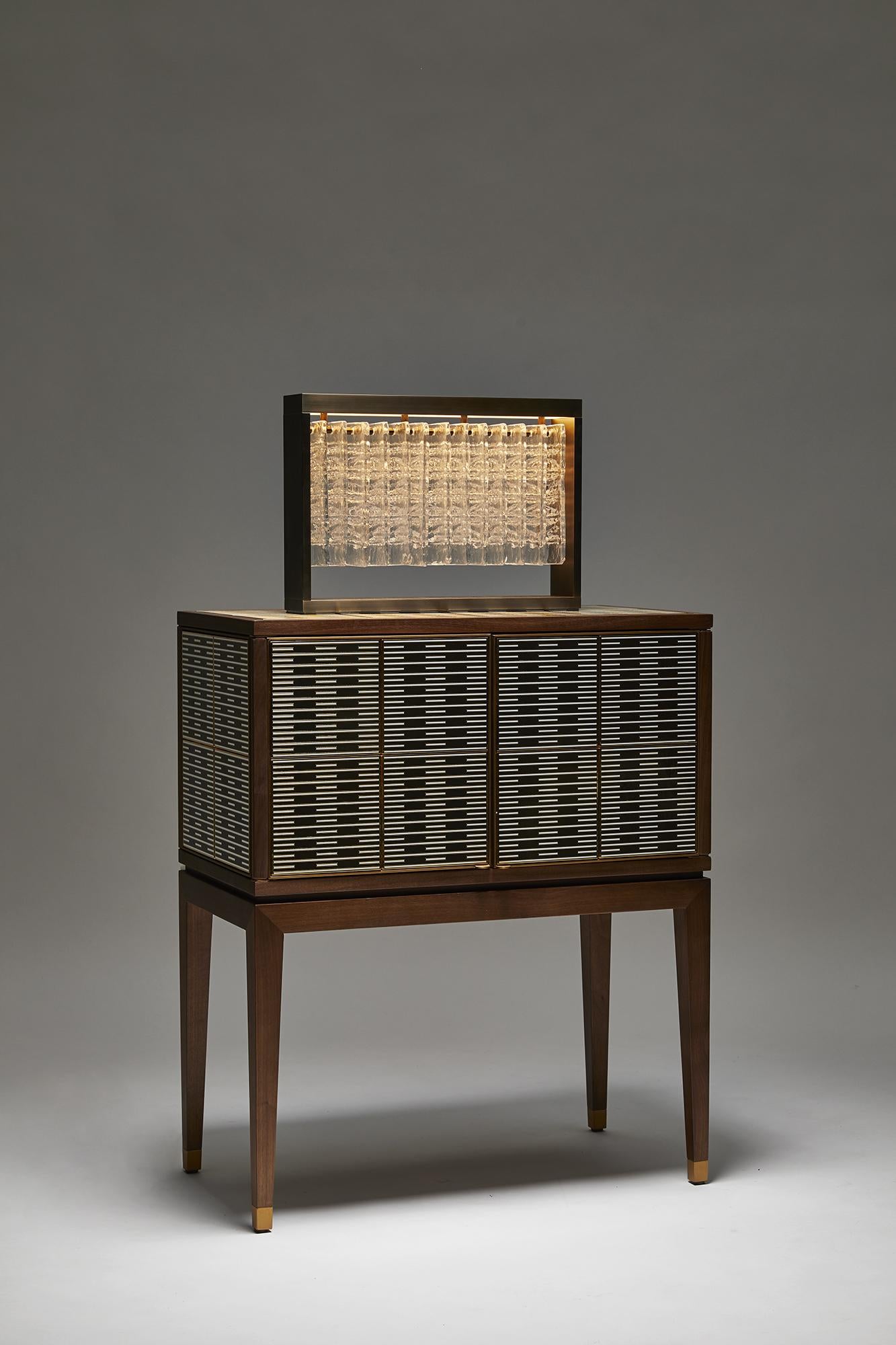 Bronzato Mobile, LALA di Reda Amalou, 2019, Collezione della Galleria, Arte delle piastrelle cloisonné in vendita