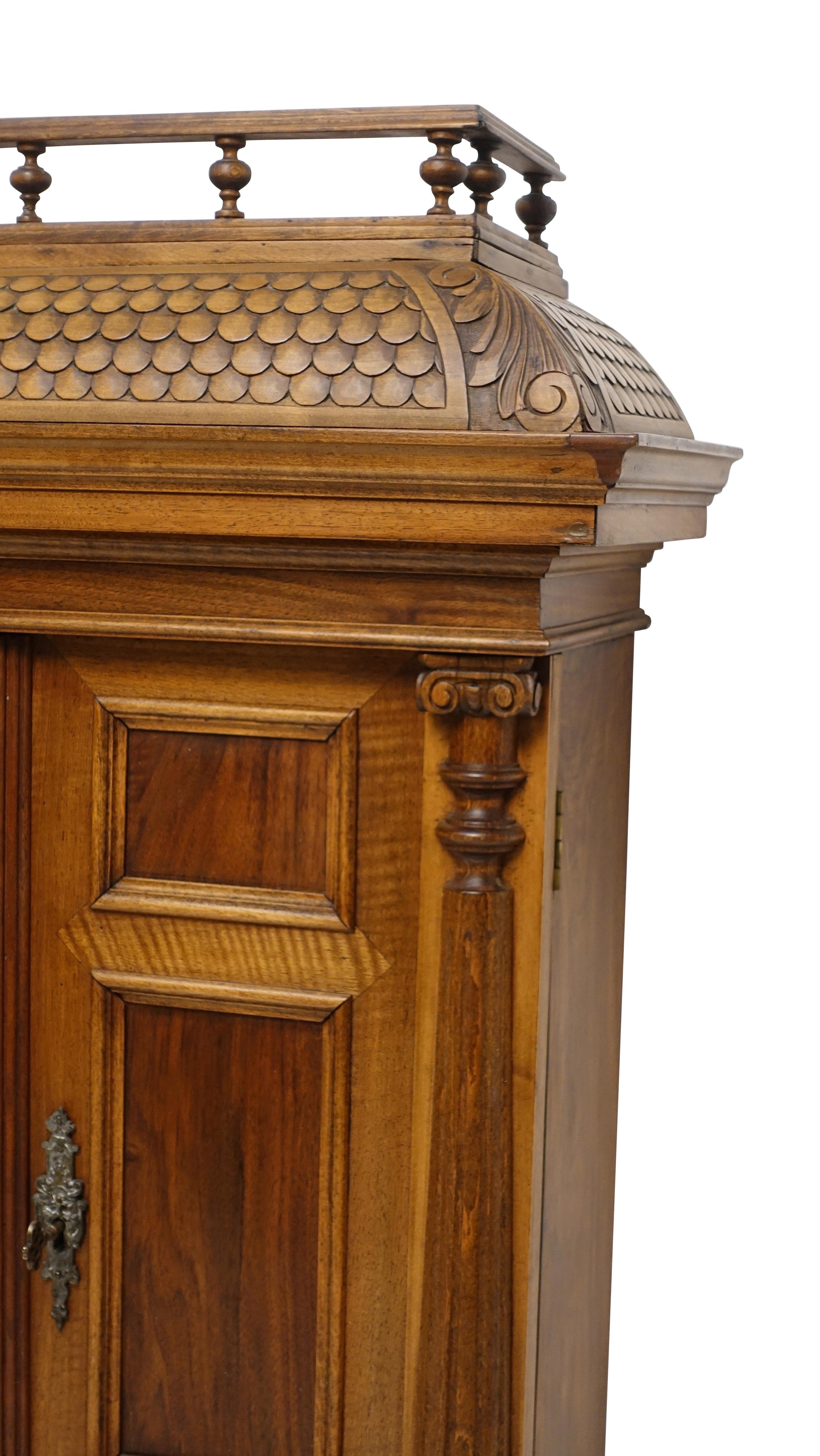 Cabinet Maker's Miniature Scale Model of a French Armoire, Late 19th Century 2