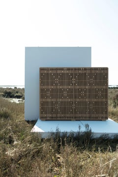 Milione Cabinet, in Oak Wood and Brass, by DebonaDemeo for Medulum