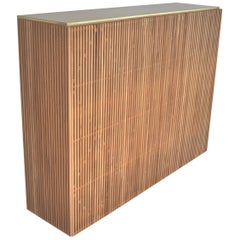 Mobile Milione, in Wood Oak e ottone, di Debonademeo per Medulum