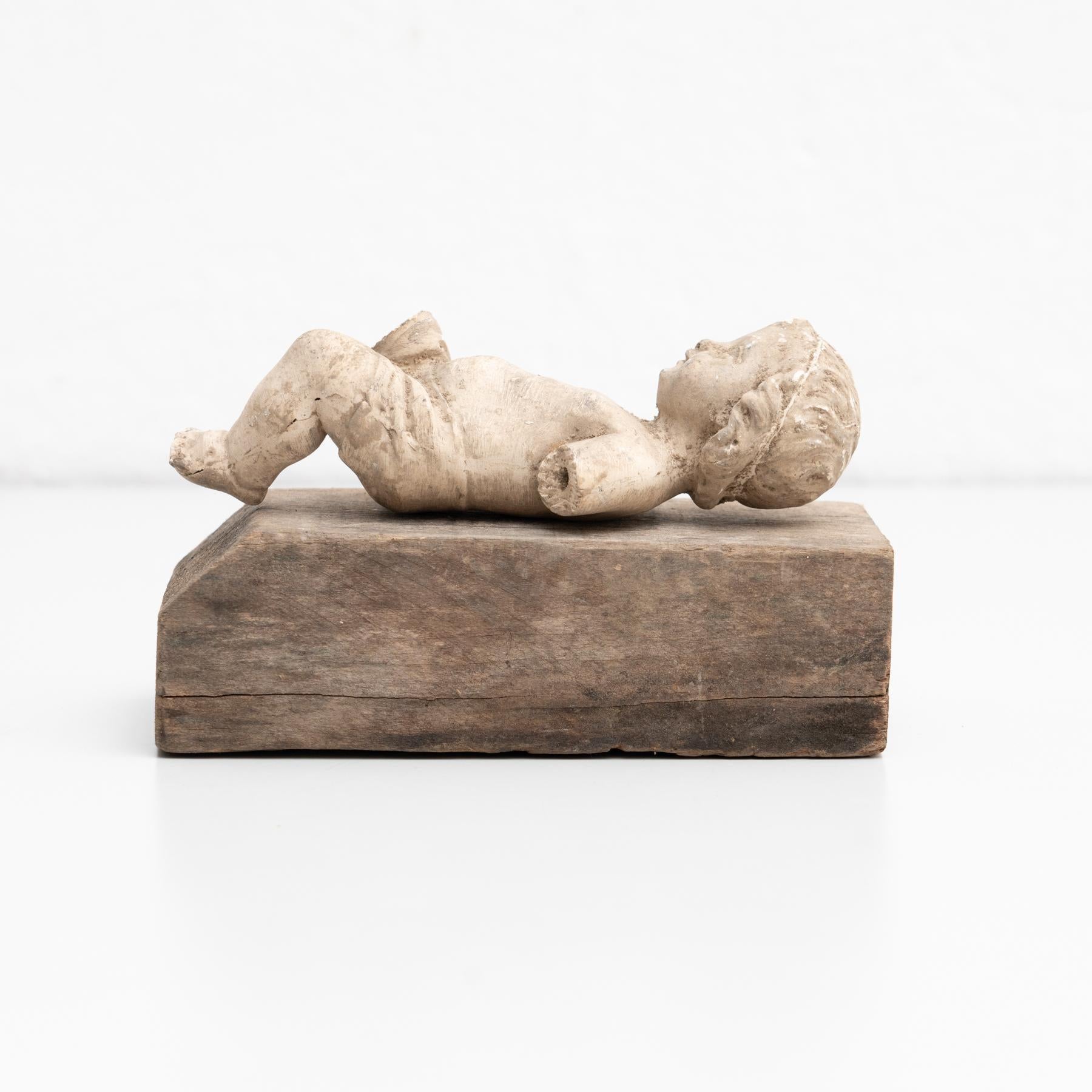 Cabinet of Curiosities Antique Sculptural Artwork, circa 1950 For Sale 4