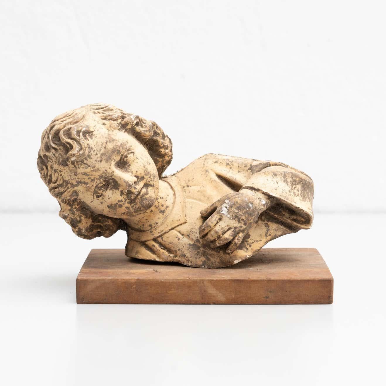 Antikes Skulpturales Kunstwerk mit Raritäten, um 1950 (Moderne) im Angebot