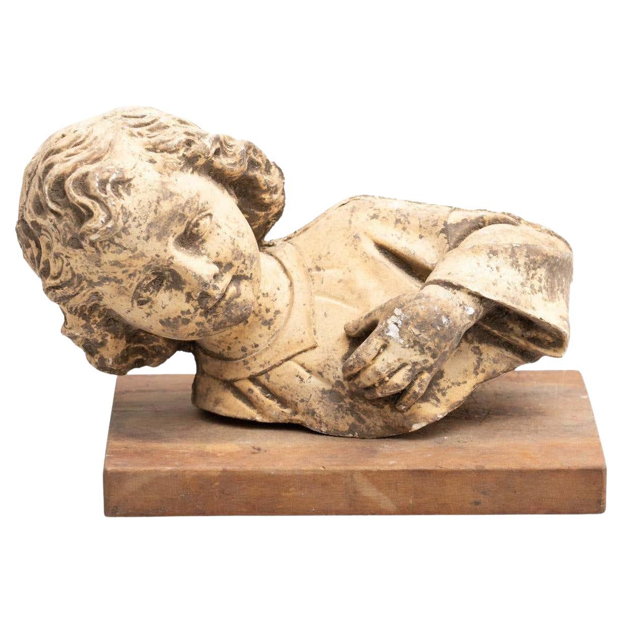 Cabinet of Curiosities Antique Sculptural Artwork, circa 1950