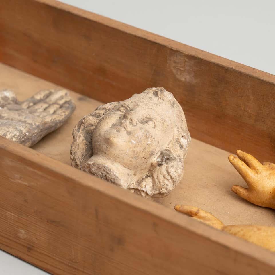 Cabinet de curiosités Tiroir Sculpture d'art, circa 1950 en vente 4