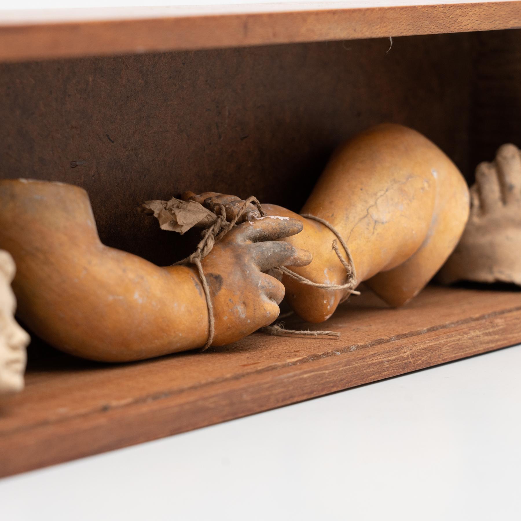 Cabinet of Curiosities Sculptural Artwork, circa 1950 For Sale 4