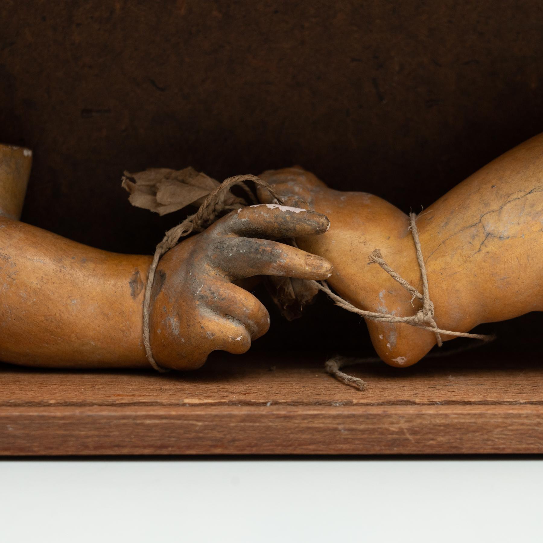 Modern Cabinet of Curiosities Sculptural Artwork, circa 1950 For Sale