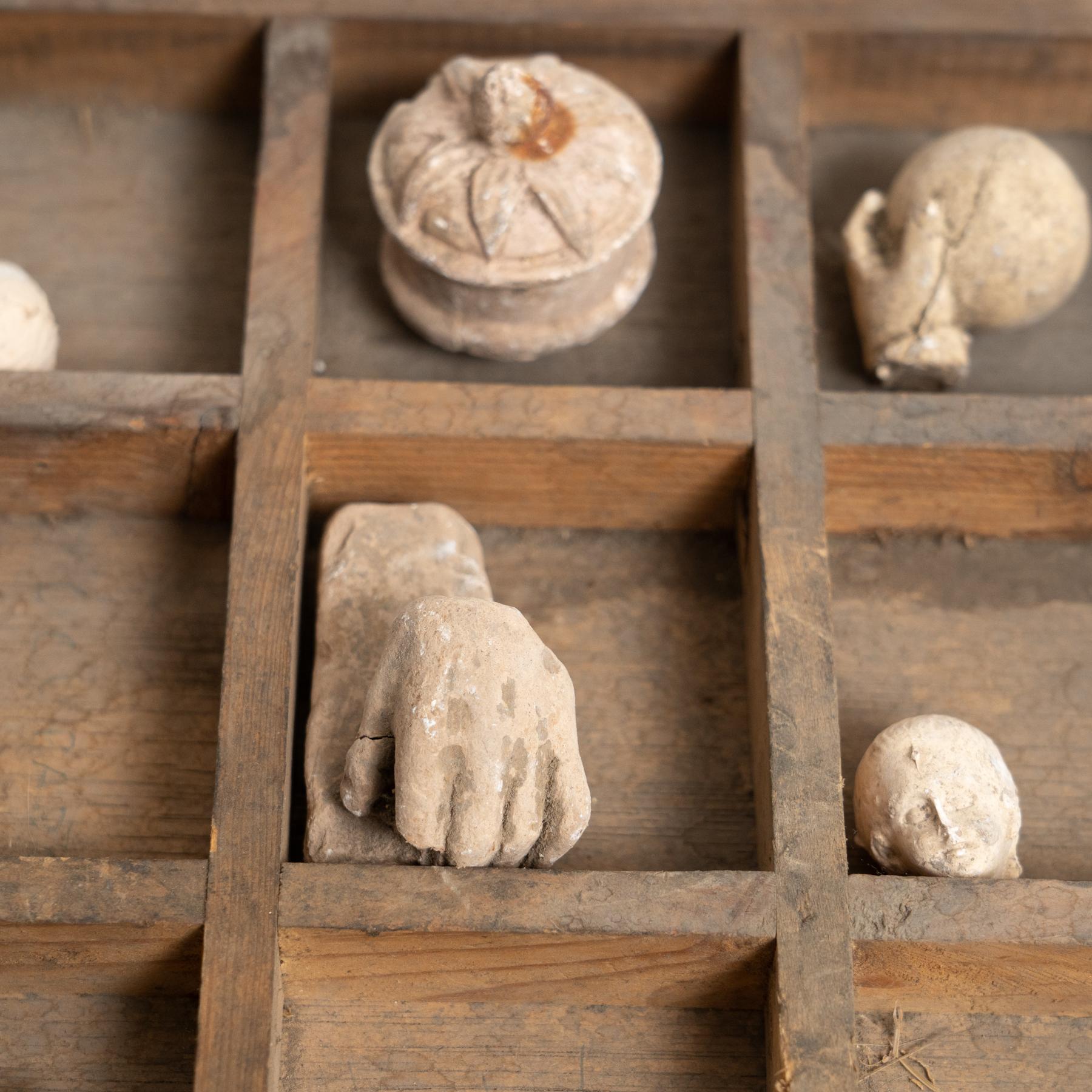 Cabinet of Curiosities Sculptural Artwork, circa 1950 For Sale 1