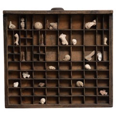 Cabinet of Curiosities Sculptural Artwork, circa 1950