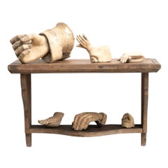 Cabinet of Curiosities Sculptural Wall Shelving Artwork, circa 1950