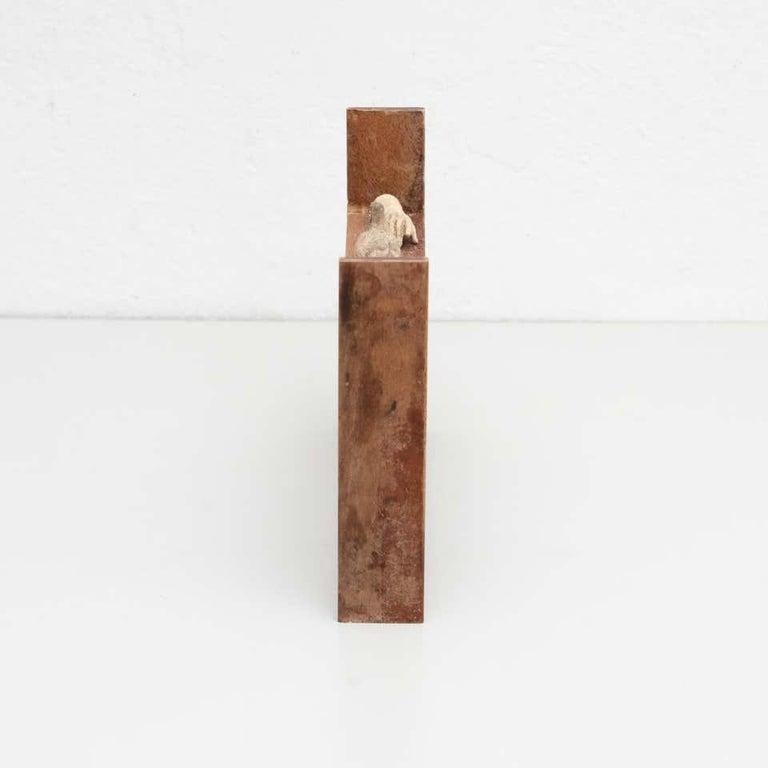 Cabinet de curiosités Shelve Sculptural Artwork, circa 1950 en vente 5