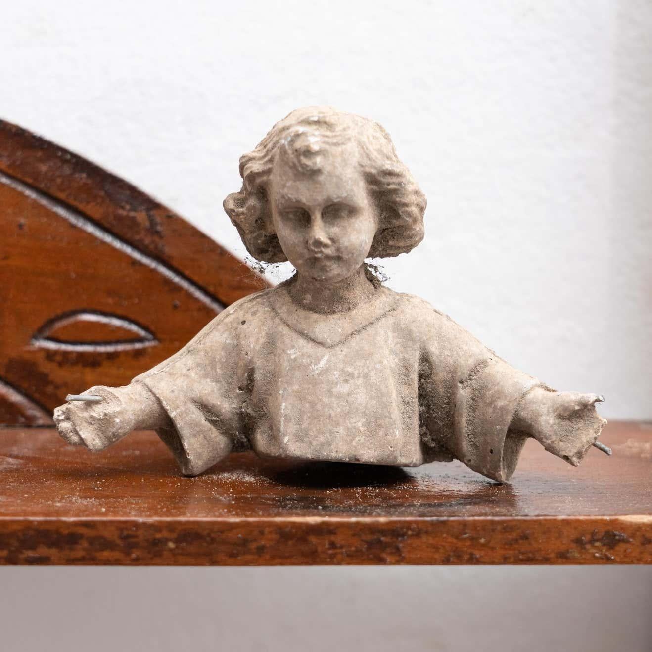 Moderne Cabinet de curiosités Shelve Sculptural Wall Artwork, circa 1950 en vente