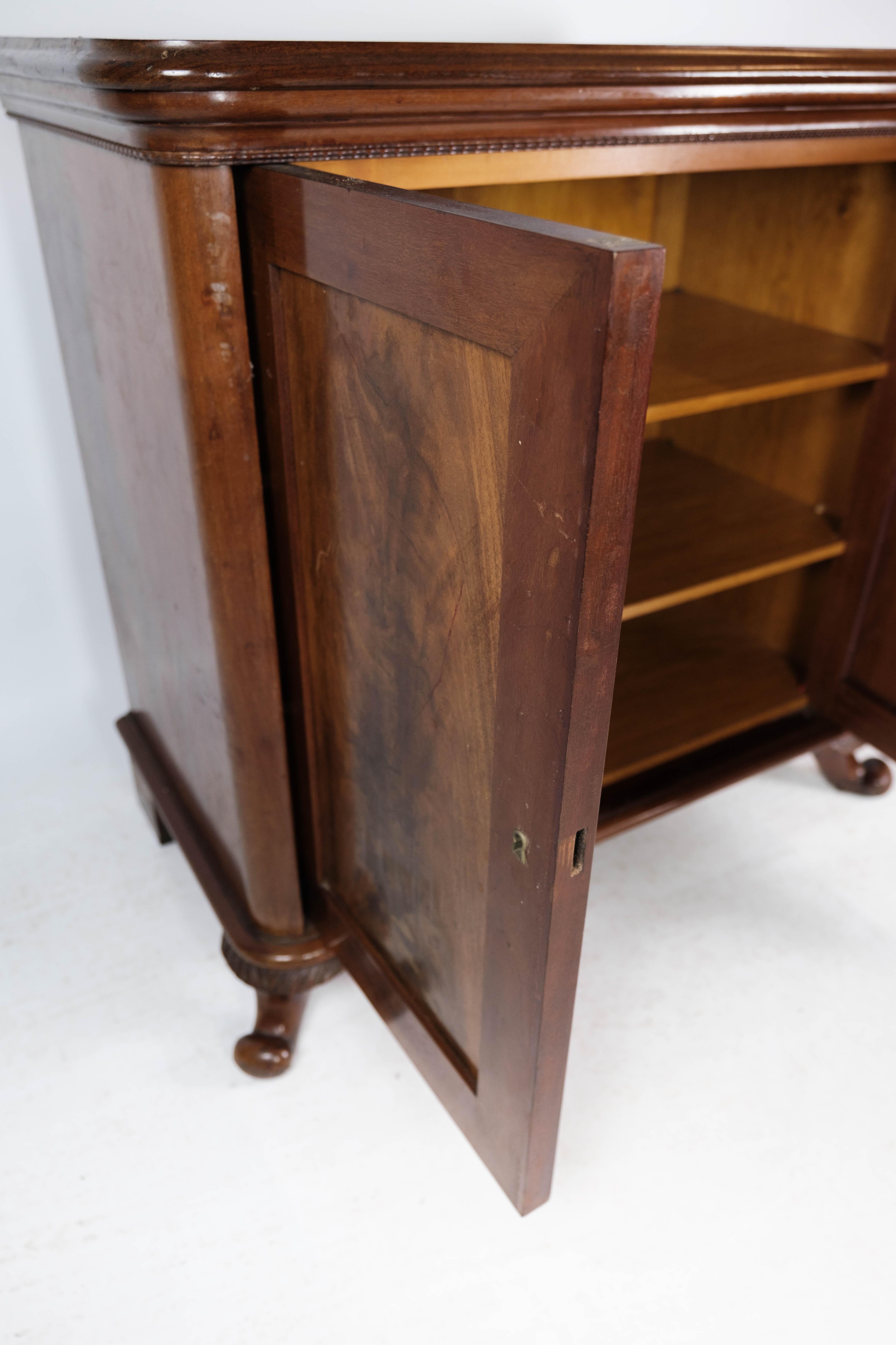 Cabinet of Mahogany on Feet, in Great Antique Condition from 1890 5