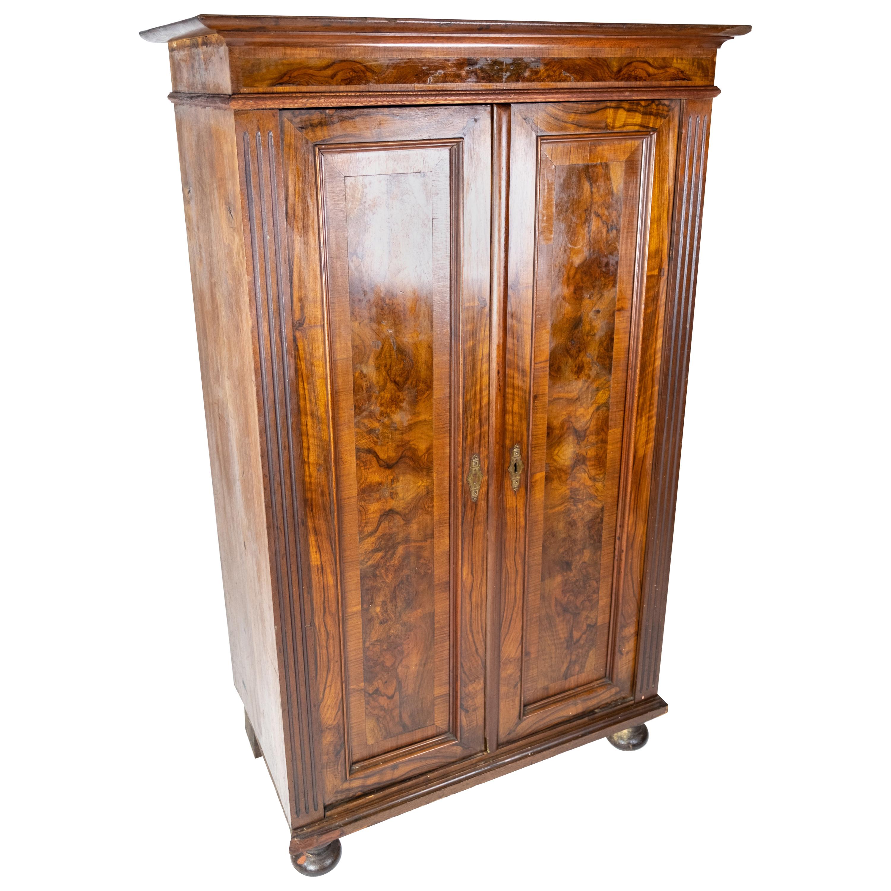 Cabinet of Walnut, in Great Antique Condition from the 1880s