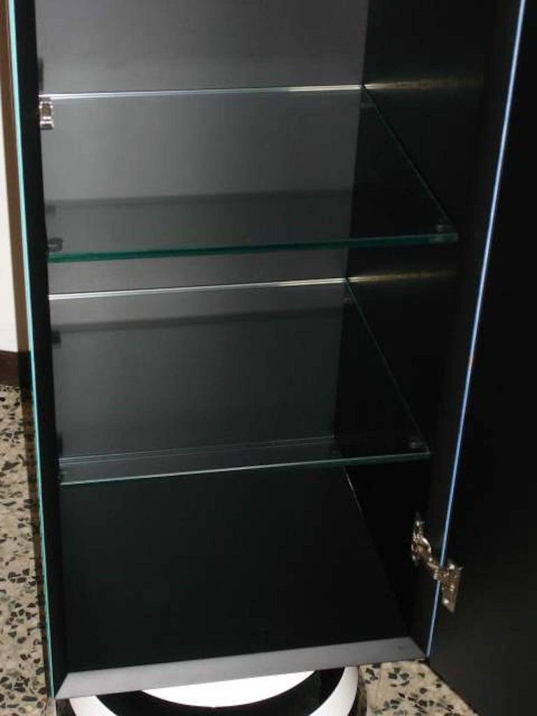 Crystal Cabinet Ollo Model by A. Mendini and A. Guerriero for Alchimia, Italy For Sale