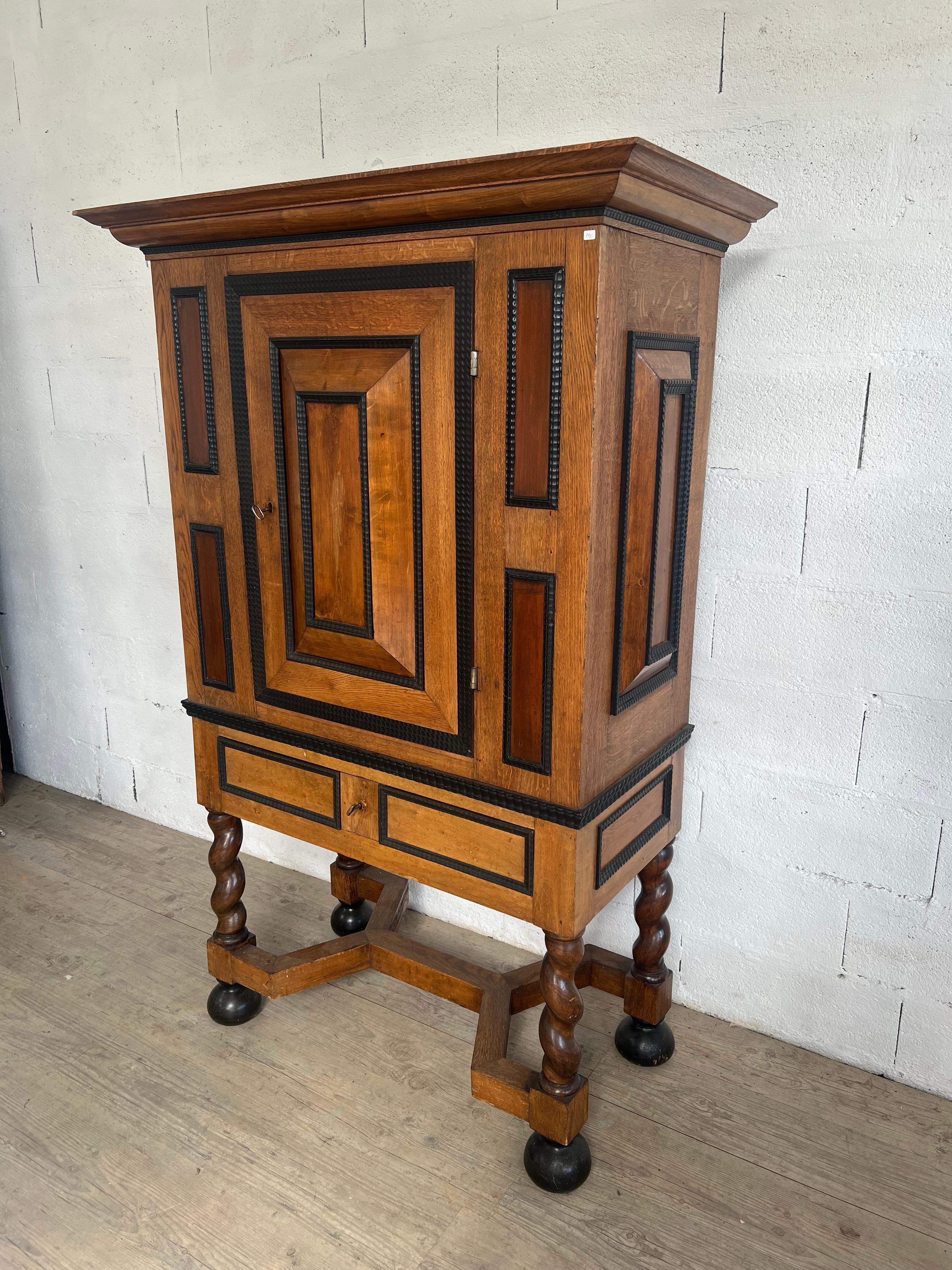Other Cabinet On Base With Twisted Columns For Sale
