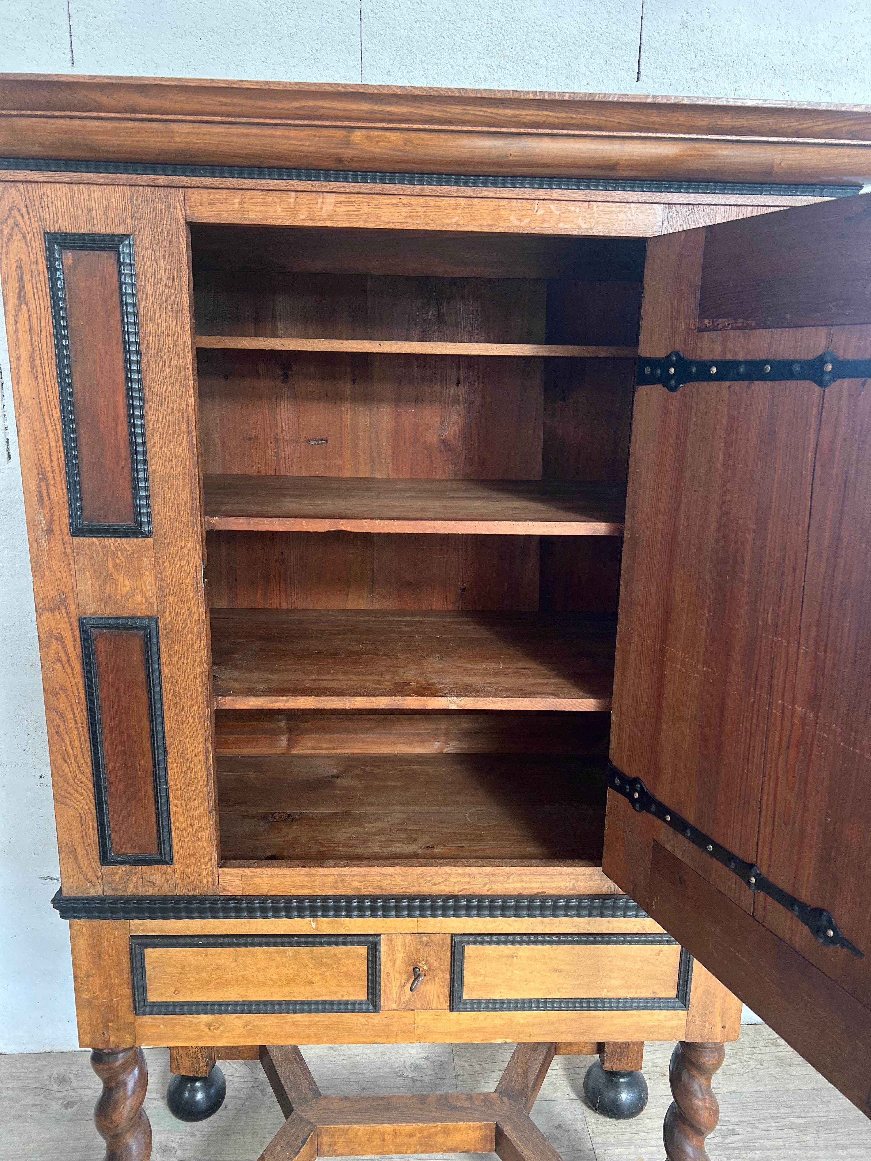 Cabinet On Base With Twisted Columns For Sale 1