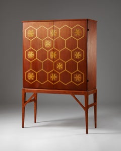 Cabinet on Stand Attributed to Sven-Erik Skawonius, Sweden, 1940’s