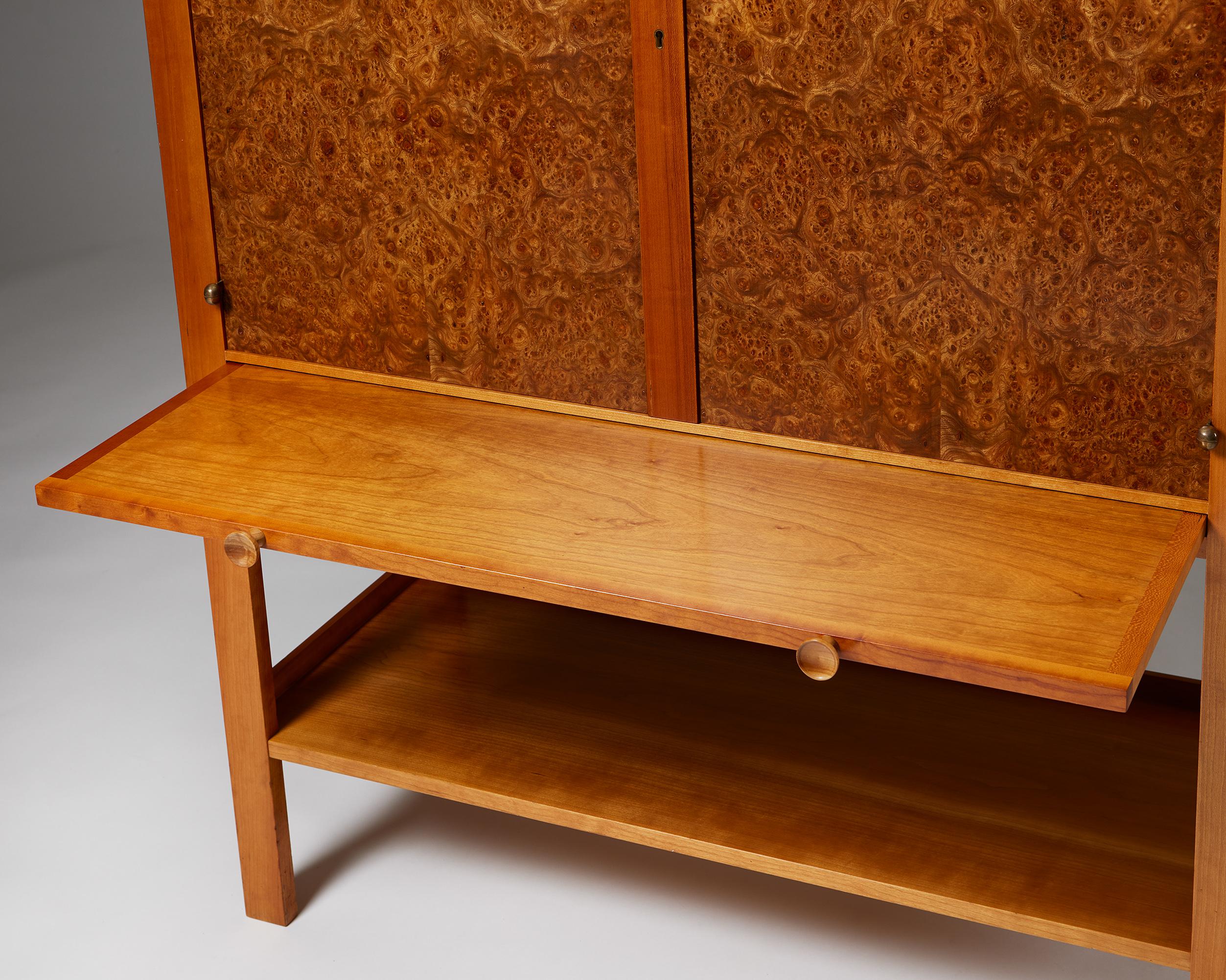 Cabinet on Stand Model 2135 Designed by Josef Frank for Svenskt Tenn, Sweden For Sale 1