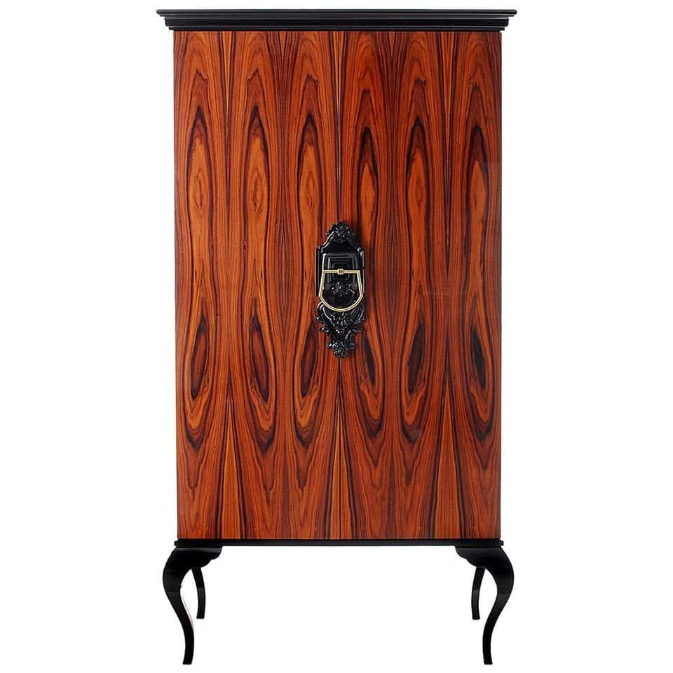 European Cabinet Patch in Lacquered Wood For Sale
