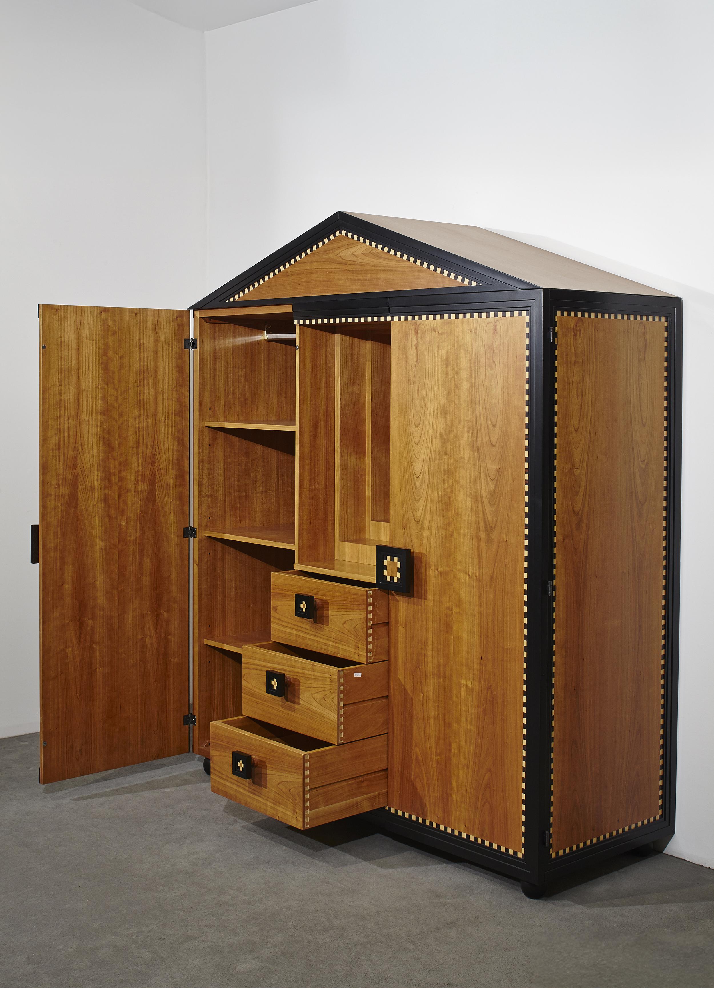 Italian Cabinet Prospettico di Paolo Portoghesi per Meccani Arredamenti in vendita