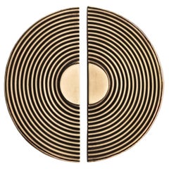 Maniglia per armadio in filo d'ottone collezione Oriental Touch Ø 12 cm
