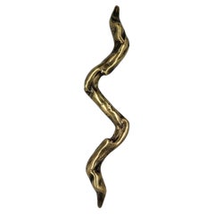 Tirador de armario de latón macizo : Elegancia orgánica y diseño natural