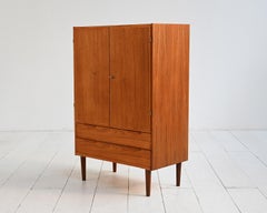 Skandinavischer Teakholzschrank mit Schubladen, 1950er/60er Jahre