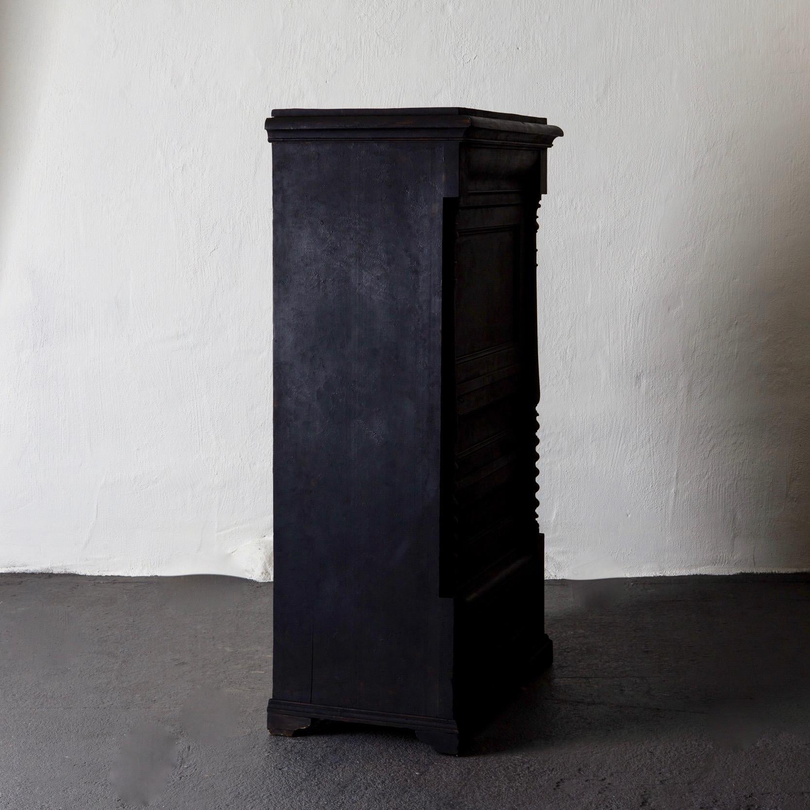 Cabinet Swedish Black 19th Century, Sweden 5