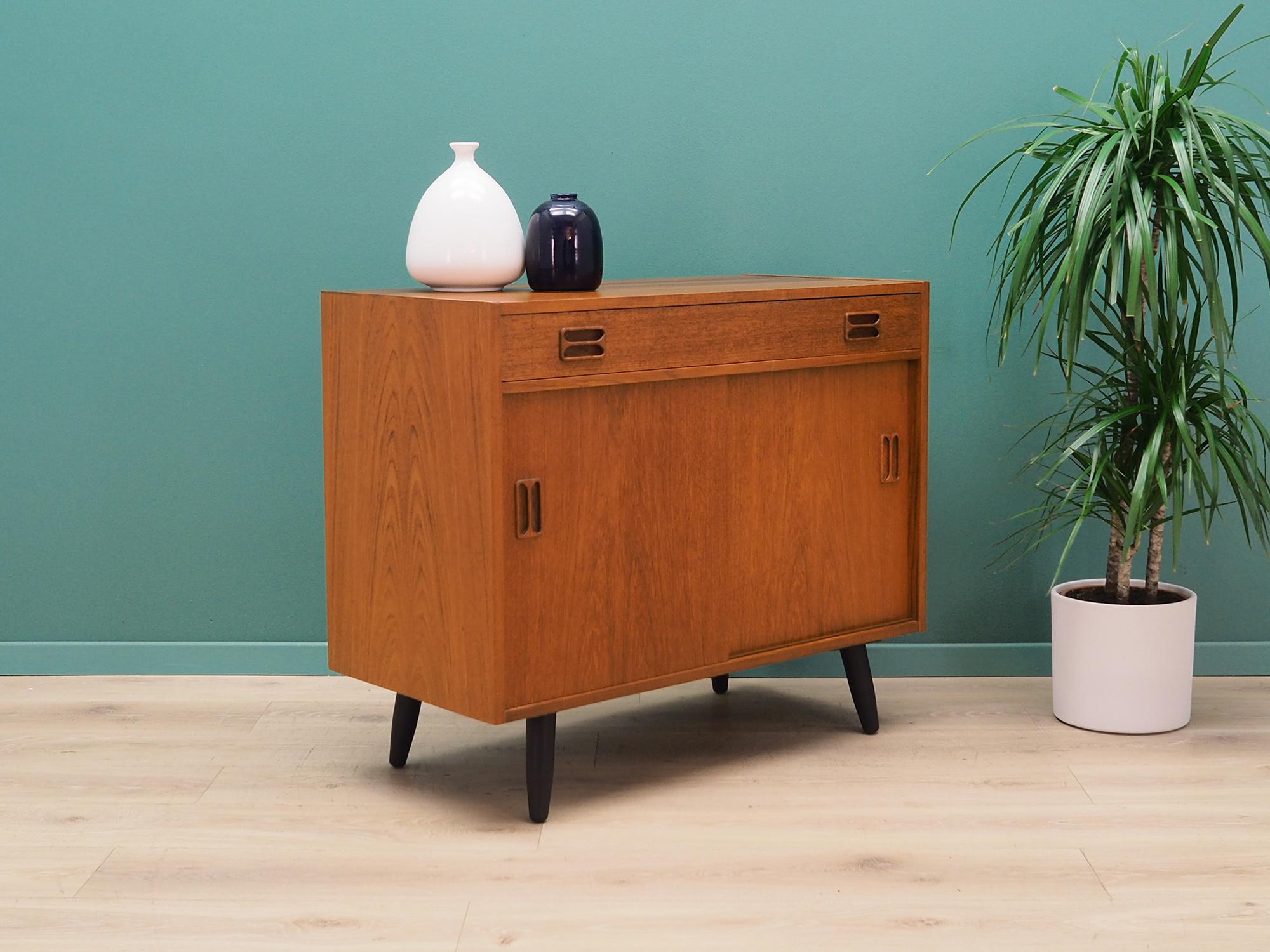 Scandinavian Modern Cabinet Teak, Danish Design, 1970s, Designer Emil Clausen