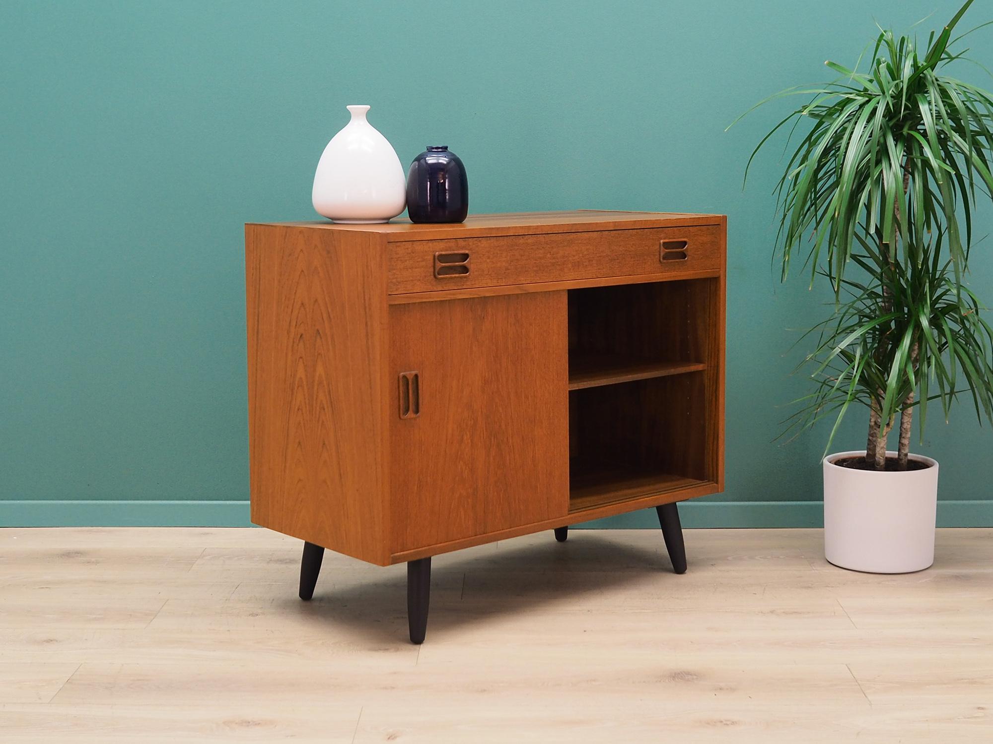 Veneer Cabinet Teak, Danish Design, 1970s, Designer Emil Clausen