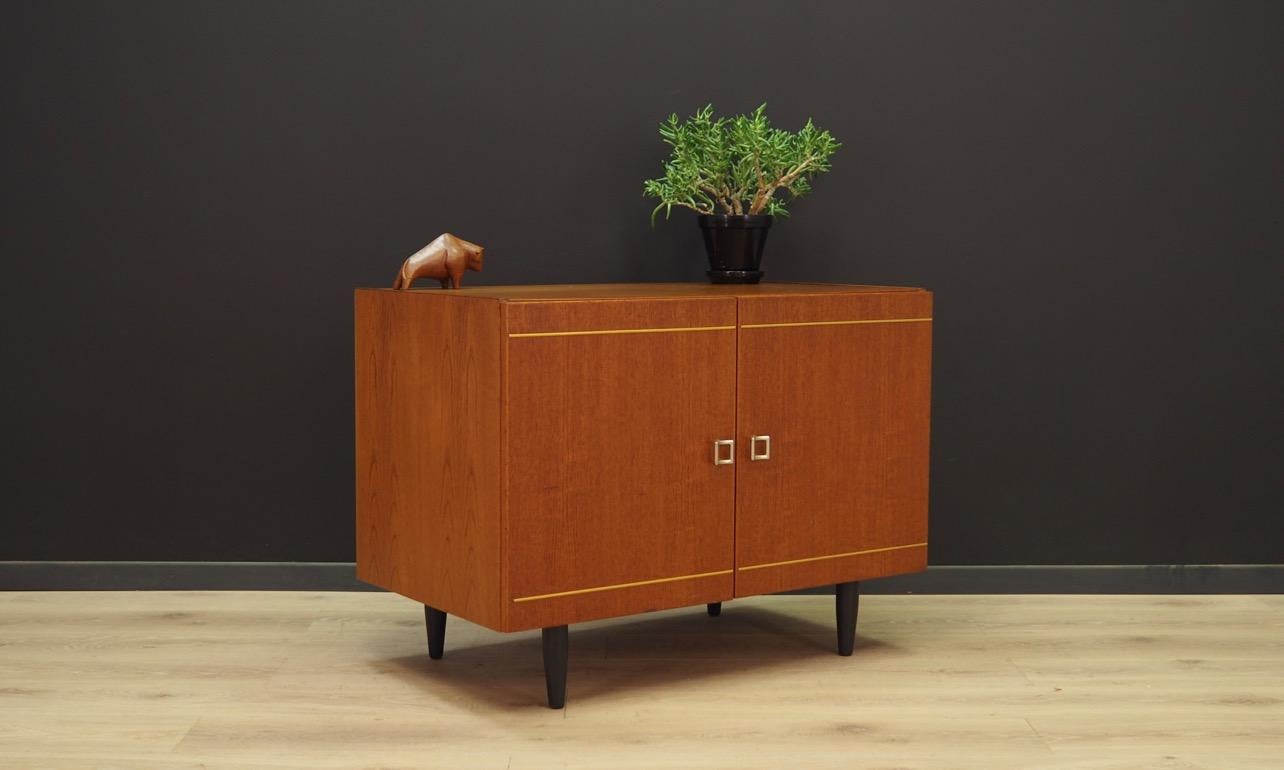 Scandinavian Modern Cabinet Teak Danish Design Retro Vintage, 1960s For Sale