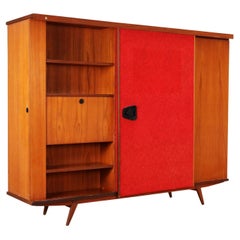 Cabinet Teak Veneer, Italy, 1960s