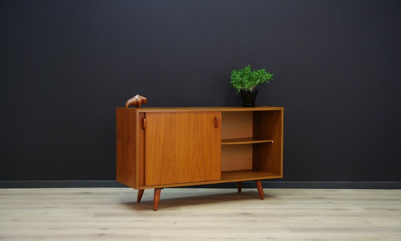 Cabinet Teak Vintage Danish Design, 1960-1970 In Good Condition In Szczecin, Zachodniopomorskie