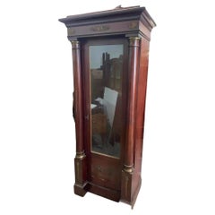 Cabinet, Vitrine, Display, Empire Style, Gilt Metal Mounts, Mahogany!