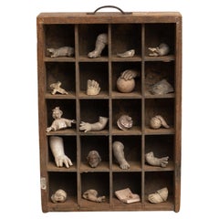 Cabinet with Artistic Objects – Unique 1980 Creation