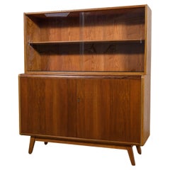 Schrank mit Bücherregal von Hubert Nepozitek & Bohumil Landsman für Jitona, 1960er Jahre