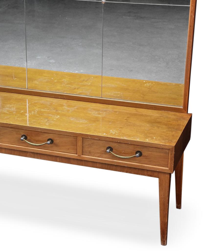 Mid-20th Century Cabinet with Mirror - 1950s For Sale