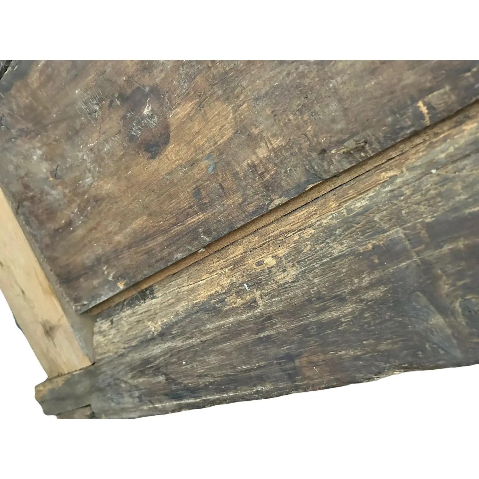 Cabinet avec peinture - 17e siècle, Bois français en vente 2