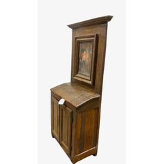 Cabinet avec peinture - 17e siècle, Bois français