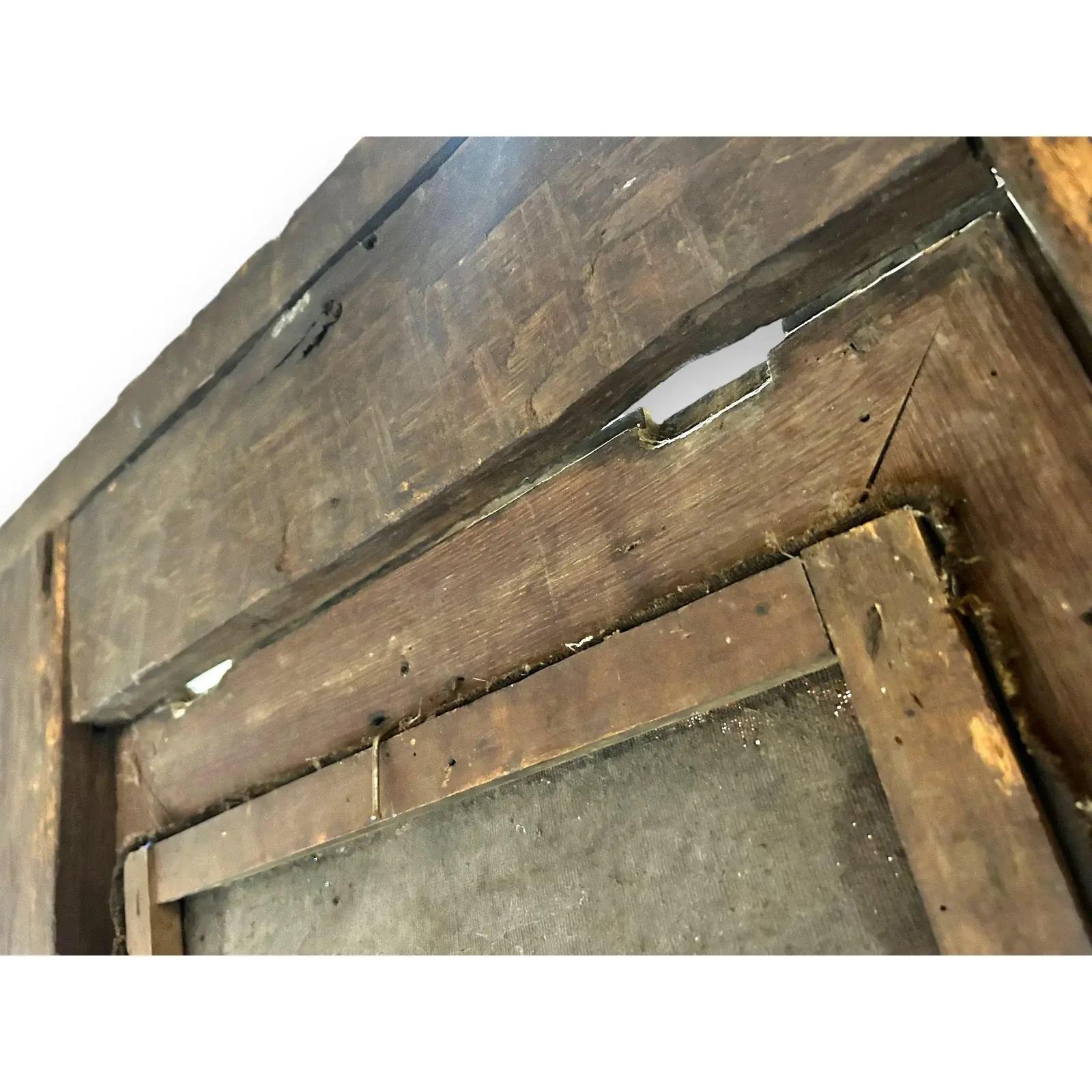 Cabinet avec peinture - 17e siècle, Bois français en vente 1
