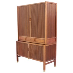 Cabinet with Tambours Doors by Carl-Axel Acking for Bodafors SMF, Sweden, 1948