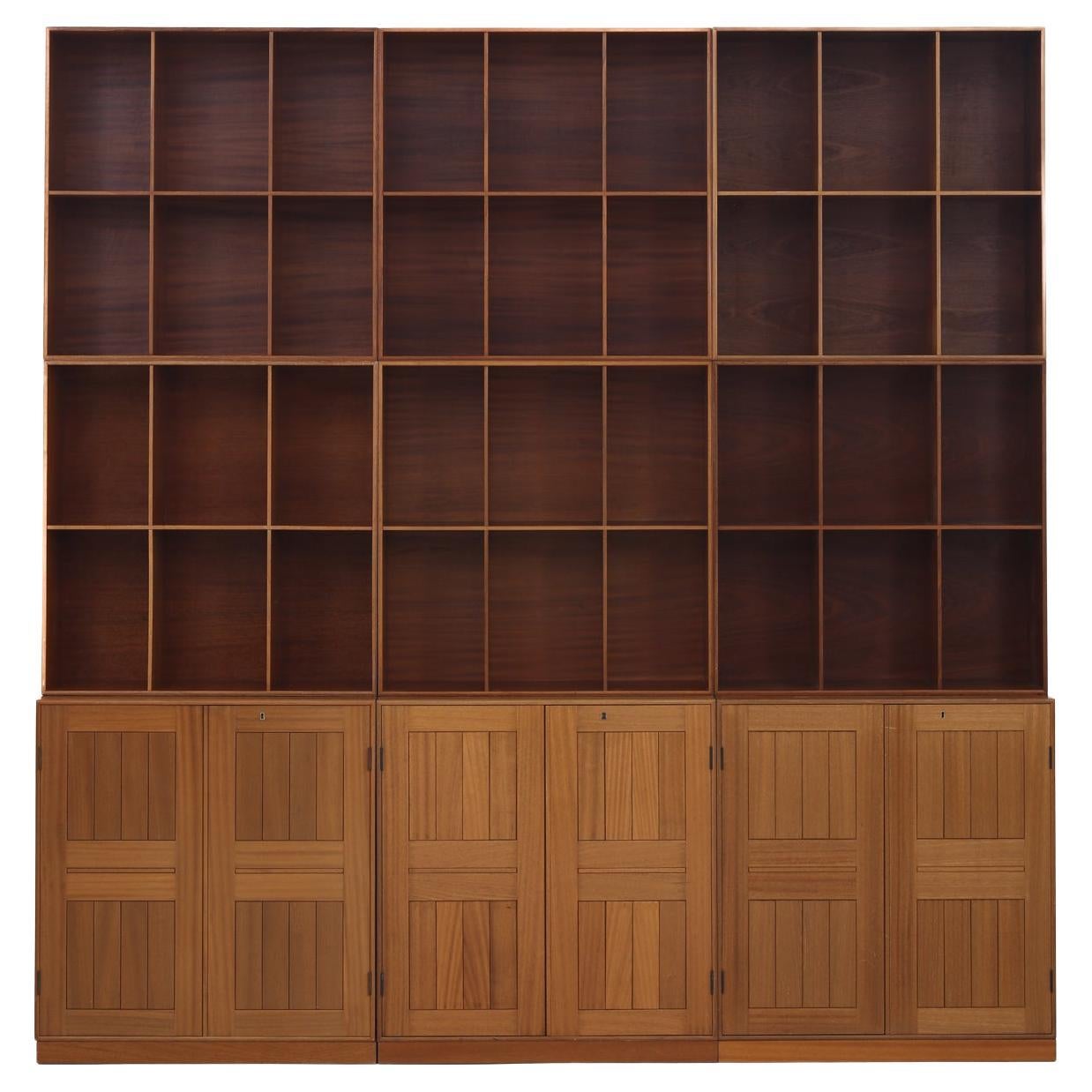 Cabinets in mahogany by Mogens Koch