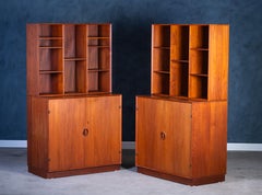 Cabinets in Teak by Peter Hvidt & Orla Mølgaard for Søborg Møbelfabrik